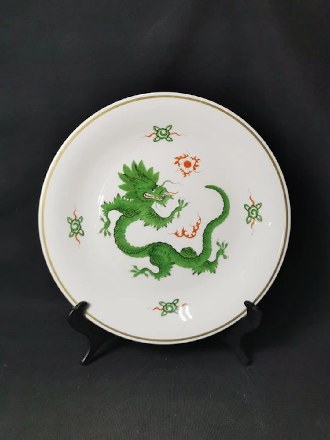 Meissen – Grande placca murale in porcellana con...