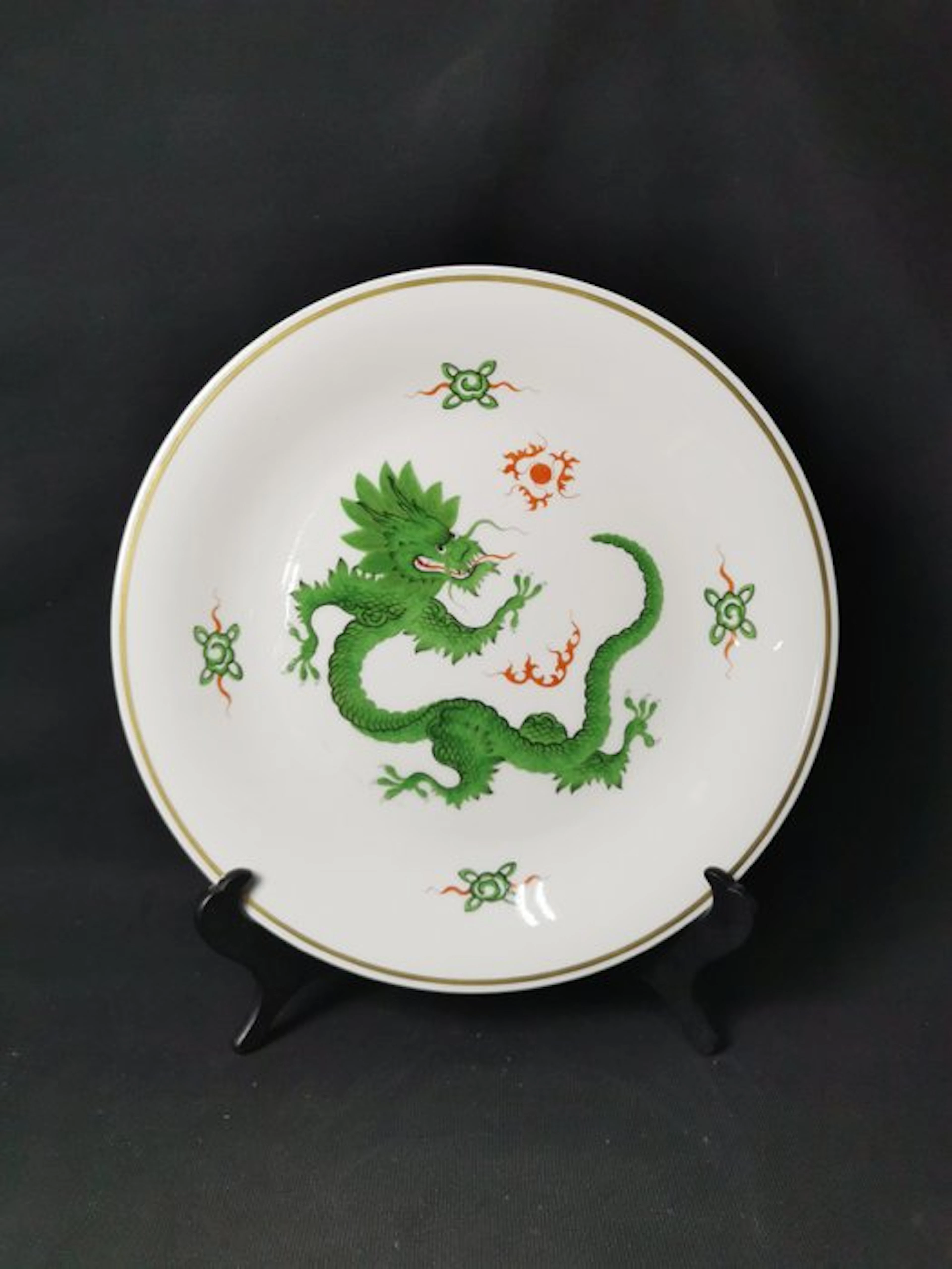 Meissen – Grande placca murale in porcellana con...