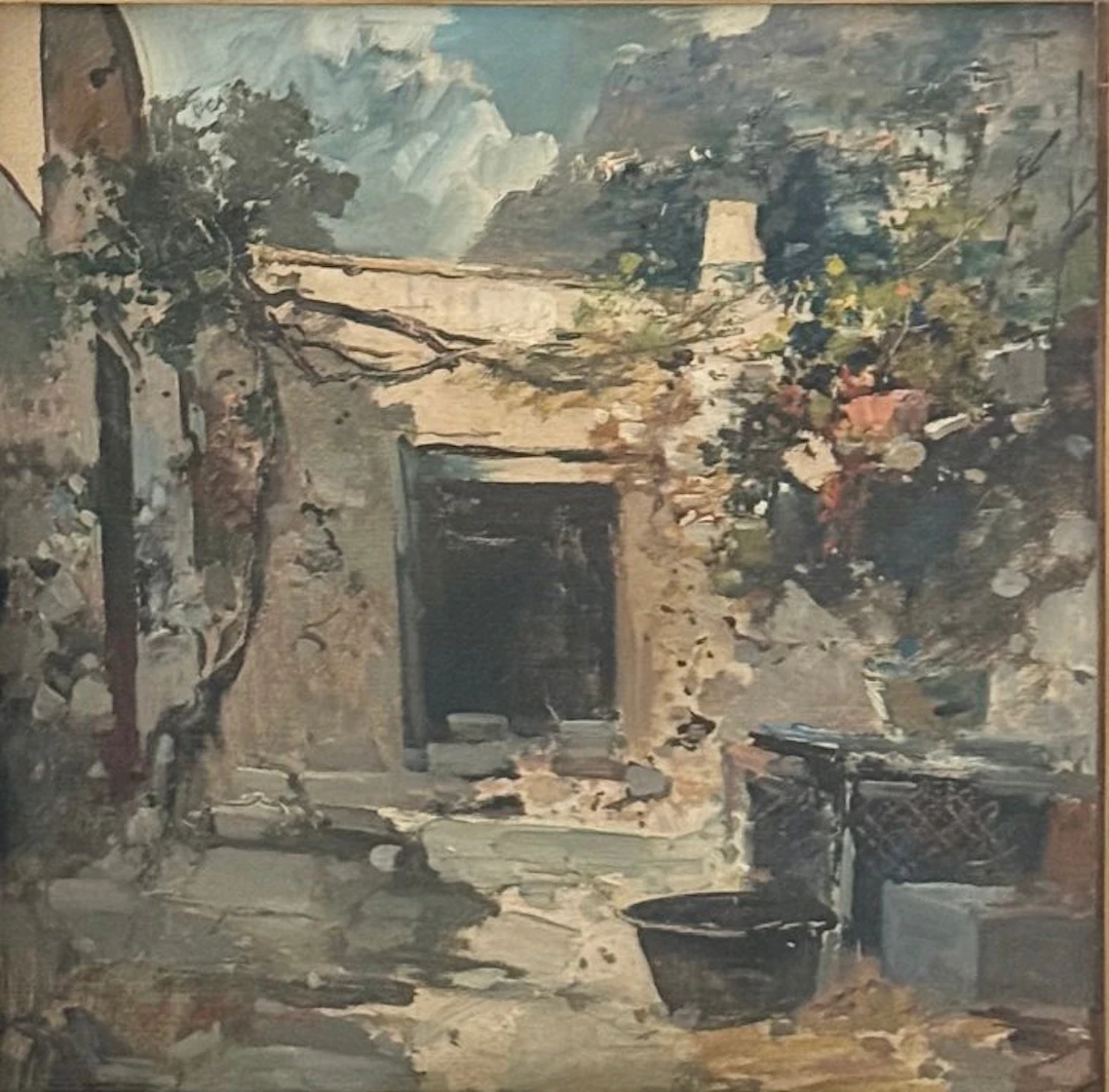 Ezelino Briante (1901-1971) - In Cortile