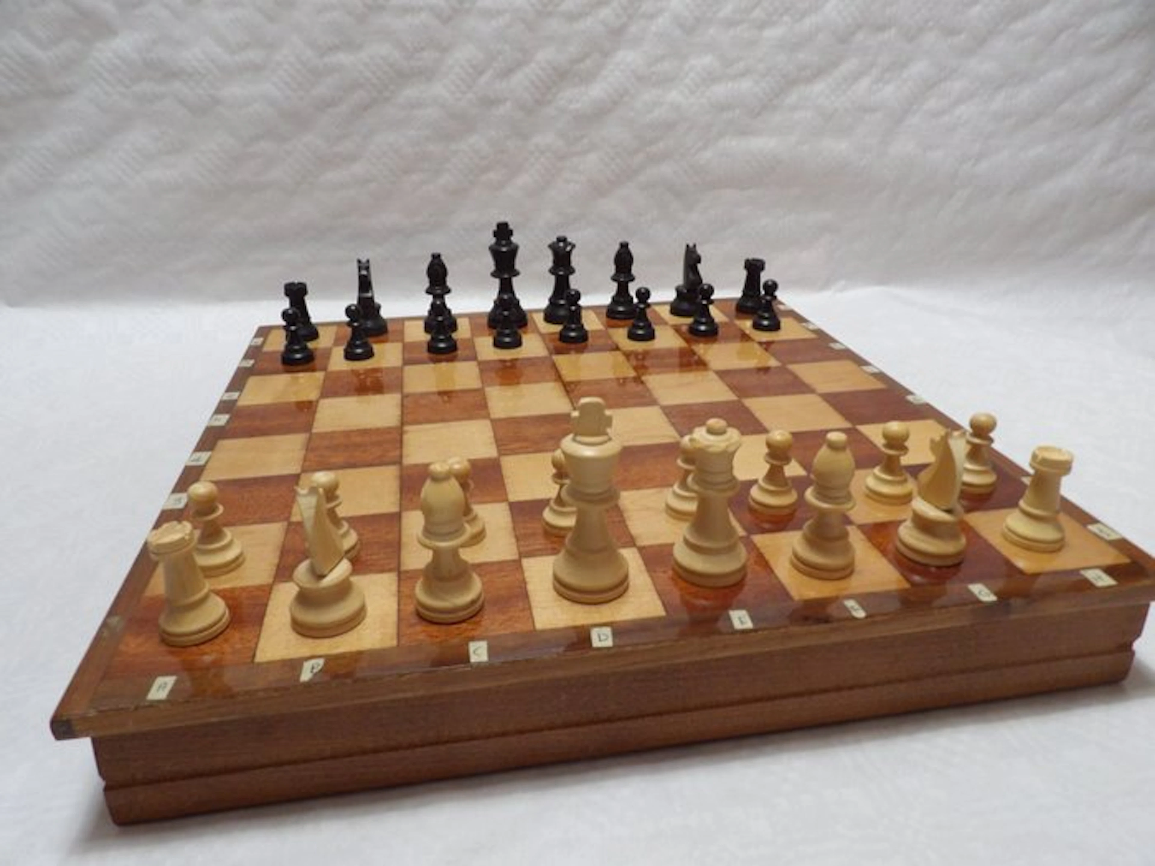 Condor - Chess set - Scacchiera completa - Wood