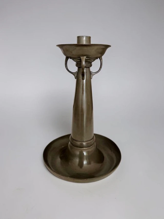 GERO - Chris van der Hoef - Candlestick Model 1819 – c. 1925 - Pewter/ Tin