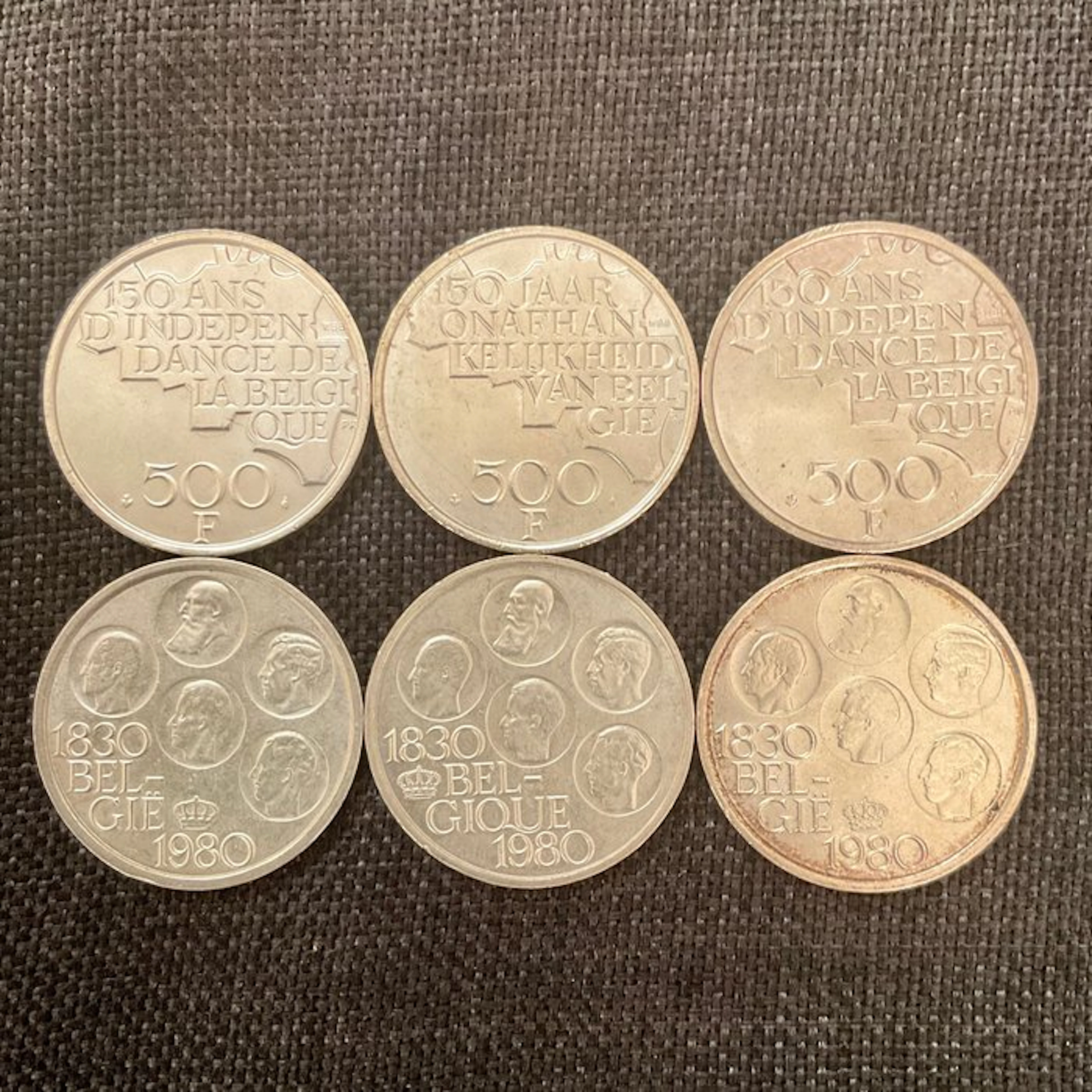 Belgium. 500 Francs Boudewijn I 1980