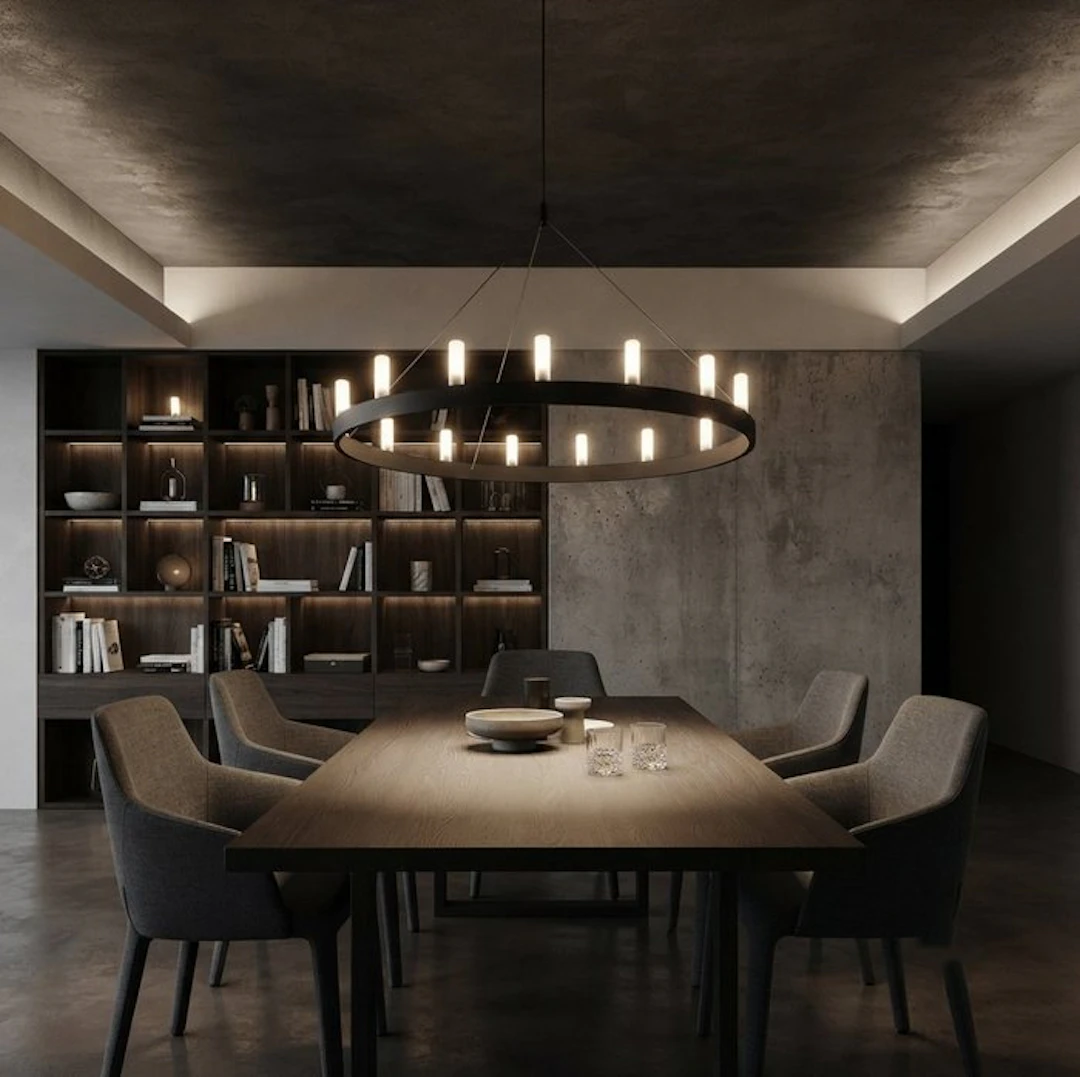 Fontana Arte - David Chipperfield - Hanging lamp - CHANDELIER - Glass