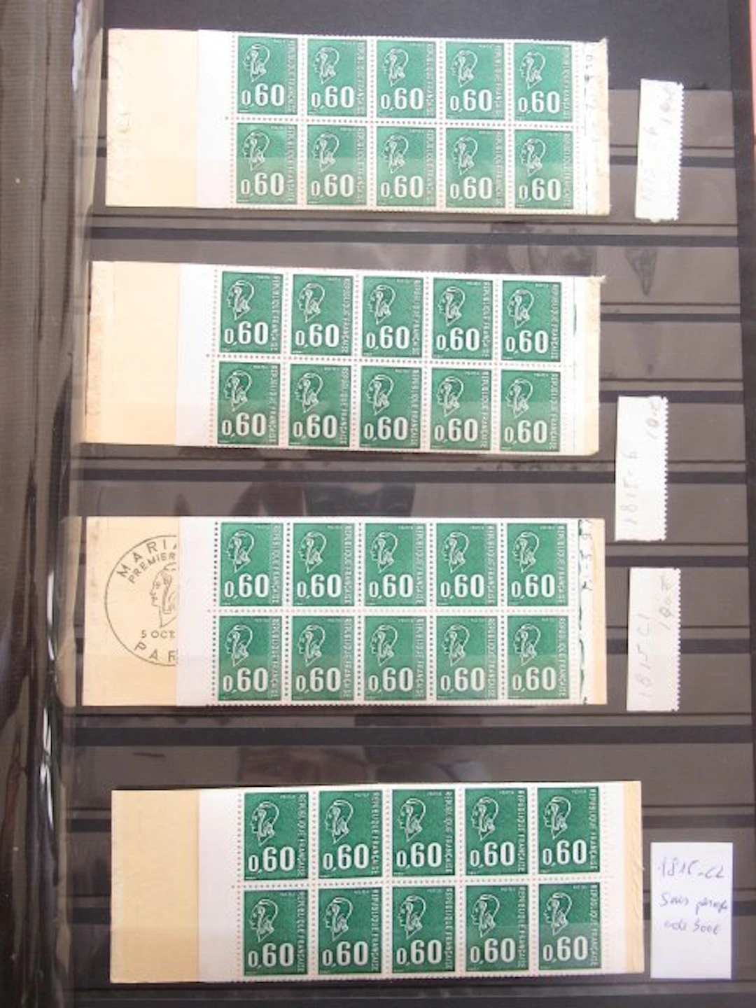 France - Study of notebooks with and without a phosphor strip.