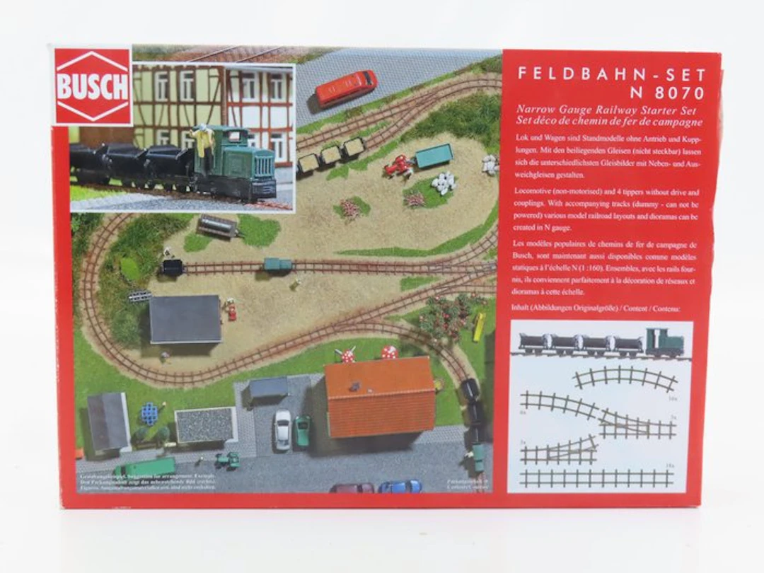 Busch N - 8070 - Model train buildings (1) - Feldspar set