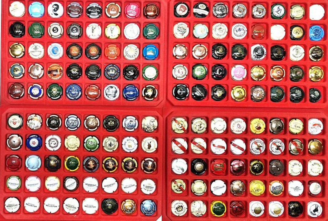 Champagne capsule collection - Very large lot of Champagne capsules