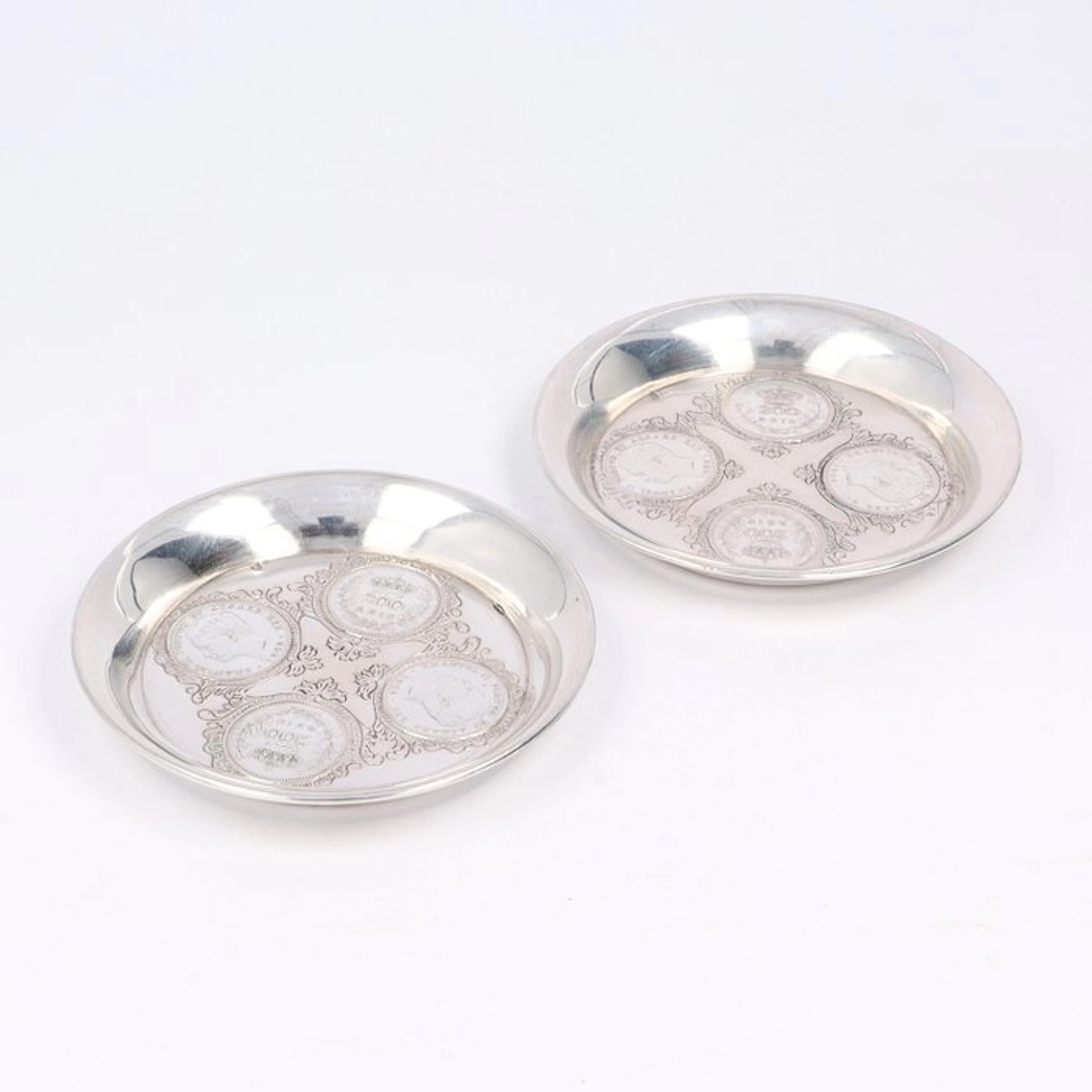 Muntschaal - Portugal - Platter (2) - .833 silver