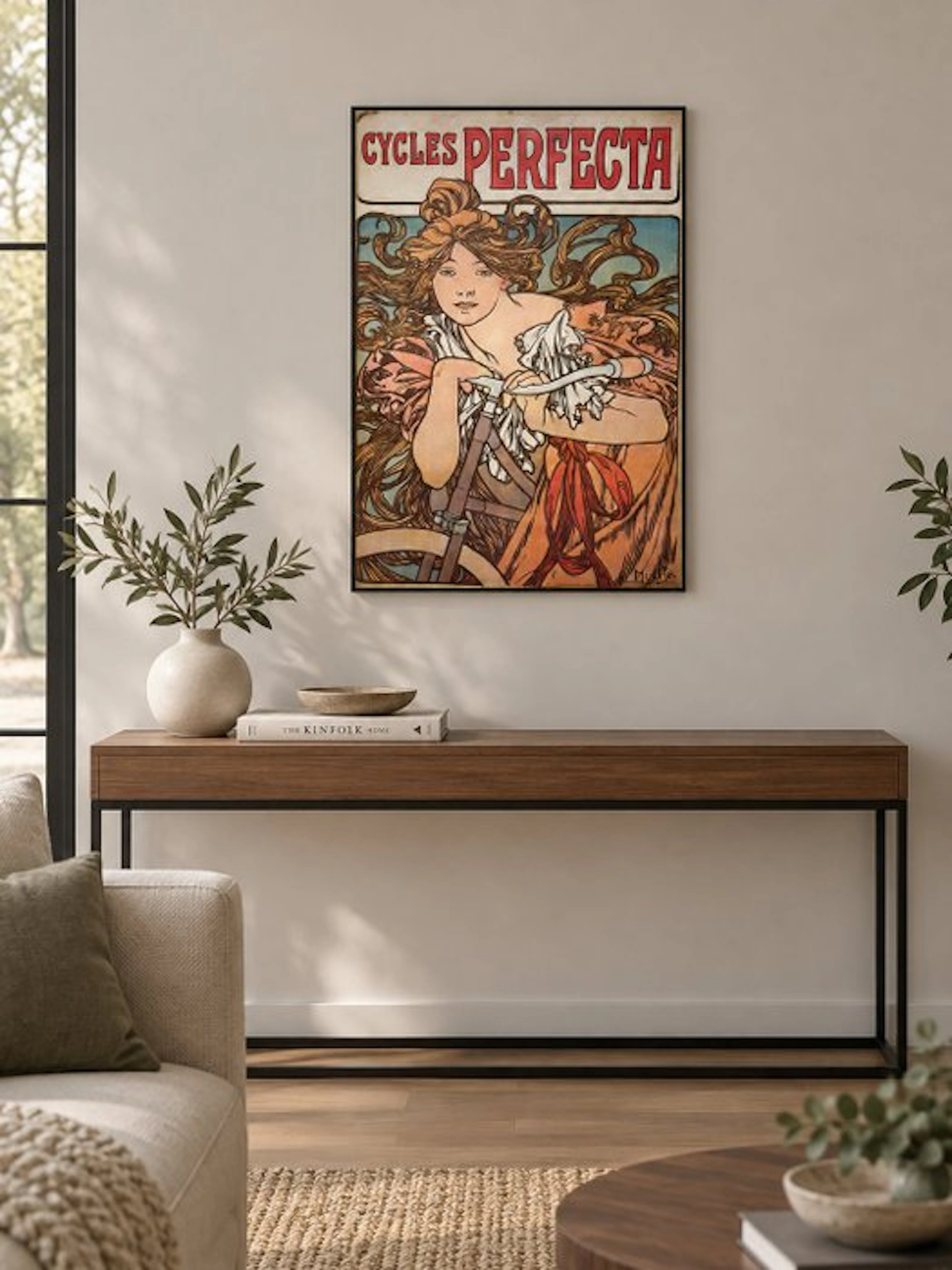 Alphonse Mucha (after) - Manifesto pubblicitario Cycles...