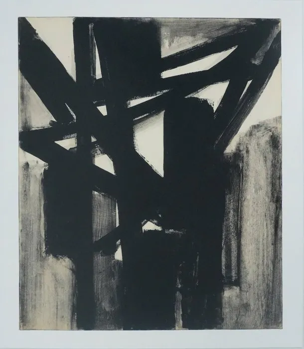 Pierre Soulages (1919-2022) - Gouache sur papier 1951