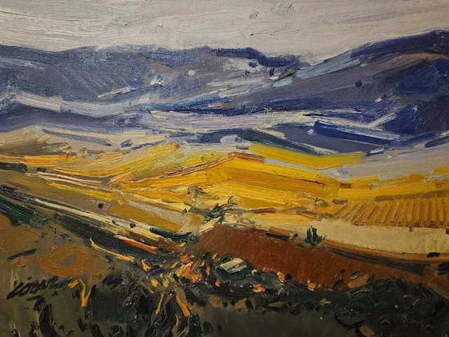 Escuela Fauvista Europea (XX) - Paisaje en Ocres
