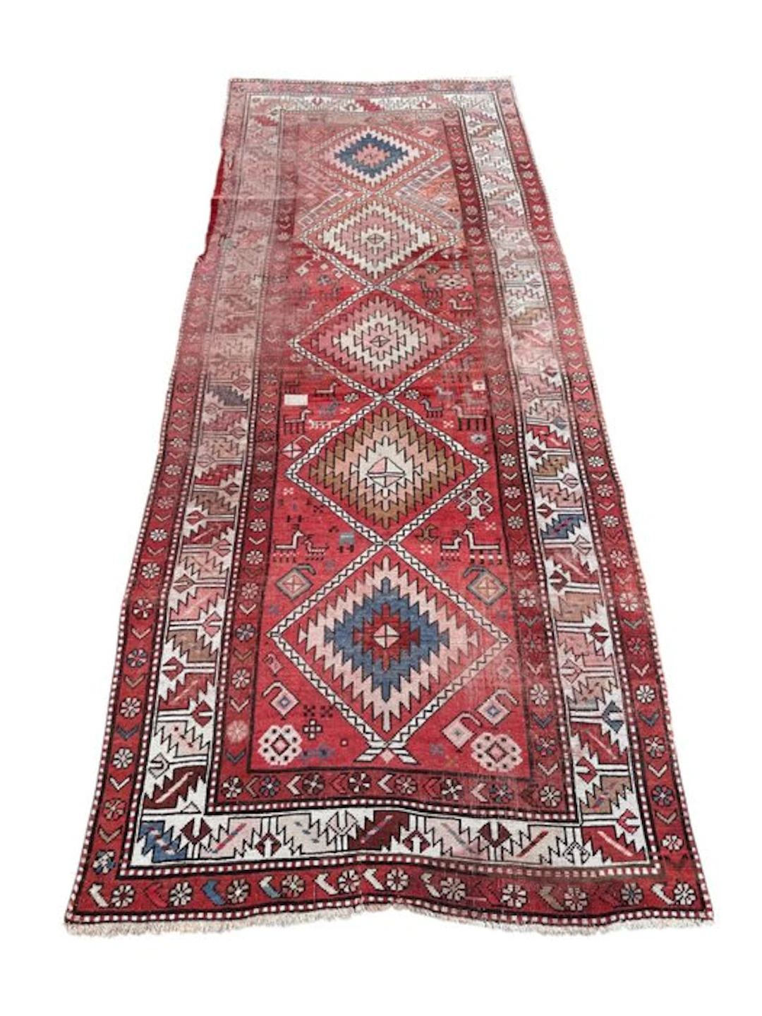 Azeri, Kazak - Rug - 267 cm - 108 cm - No Reserve !