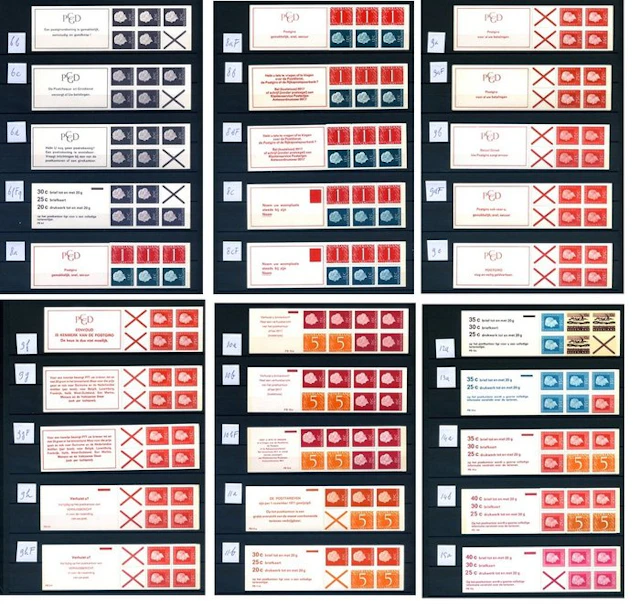 Netherlands 1966/1973 - Collection of better stamp booklets.