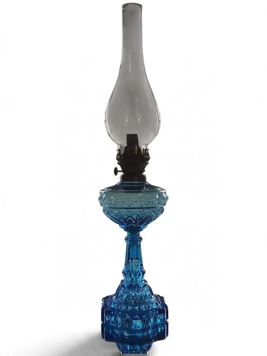 Joseph Lempereur & Lambert Bernard - Brevete L&B - Oil lamp - Glass