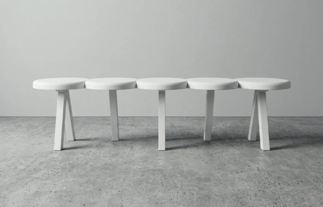 Driade - Studio Catoir Paris - Bench - Millipede - Ash