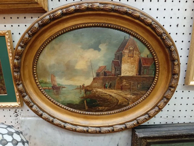 Dutch school (XX) - Paesaggio fiammingo