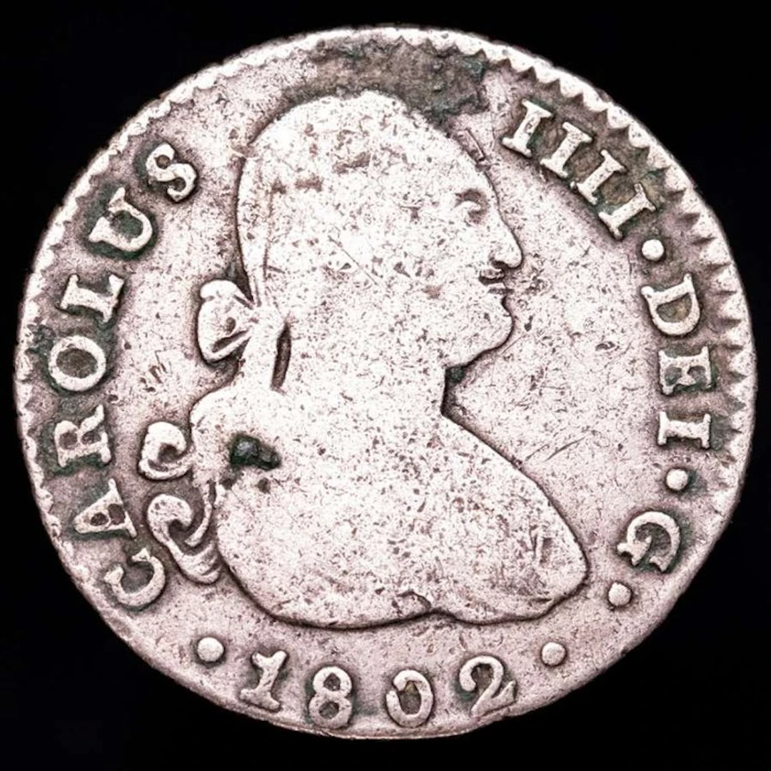 Spain. Carlos IV. Real Ceca de Sevilla, 1802. Ensayador C·N (No reserve price)