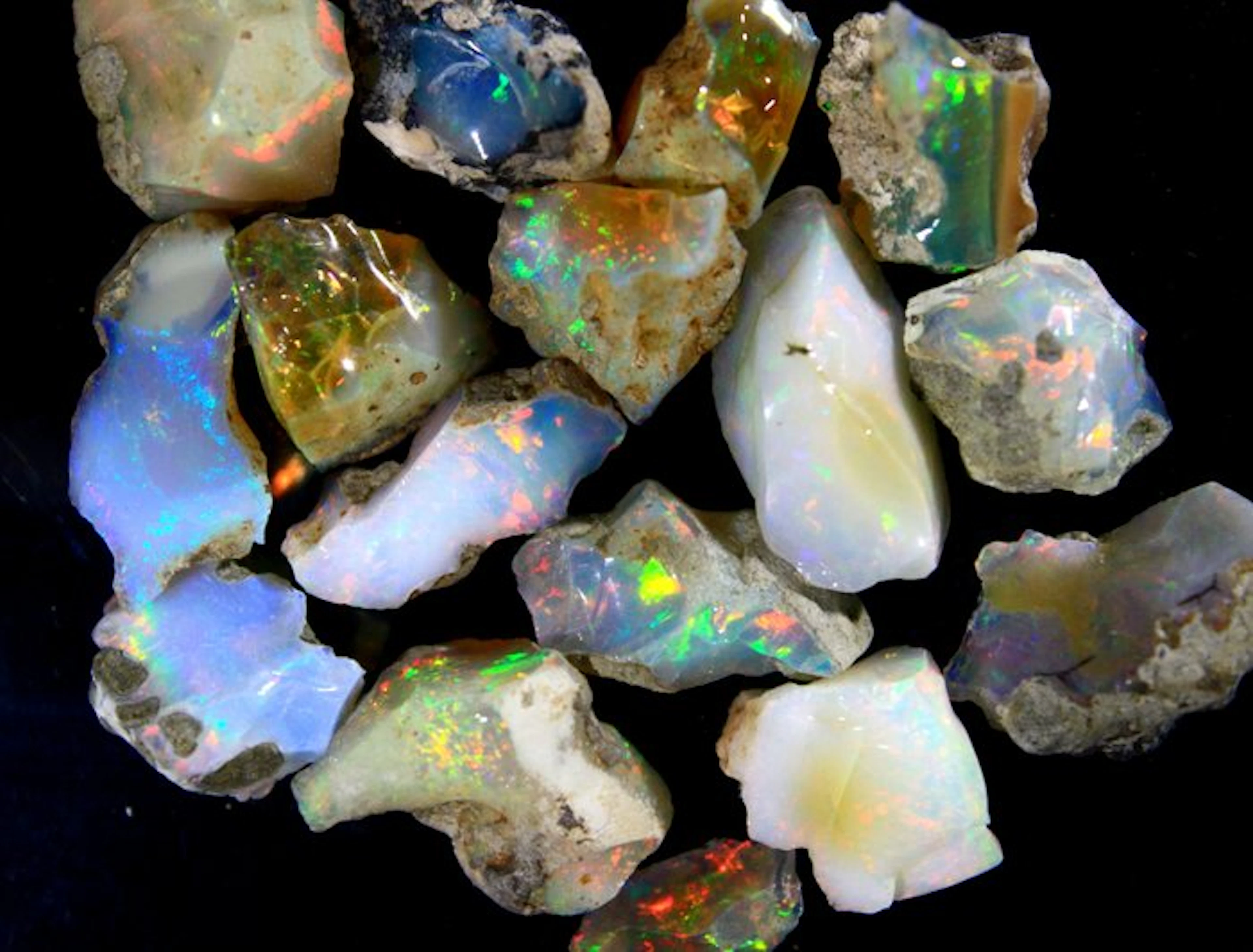 No Reserve - 92.0 ct Ethiopian Opal - Top Color - Rough Collection- 18.4 g