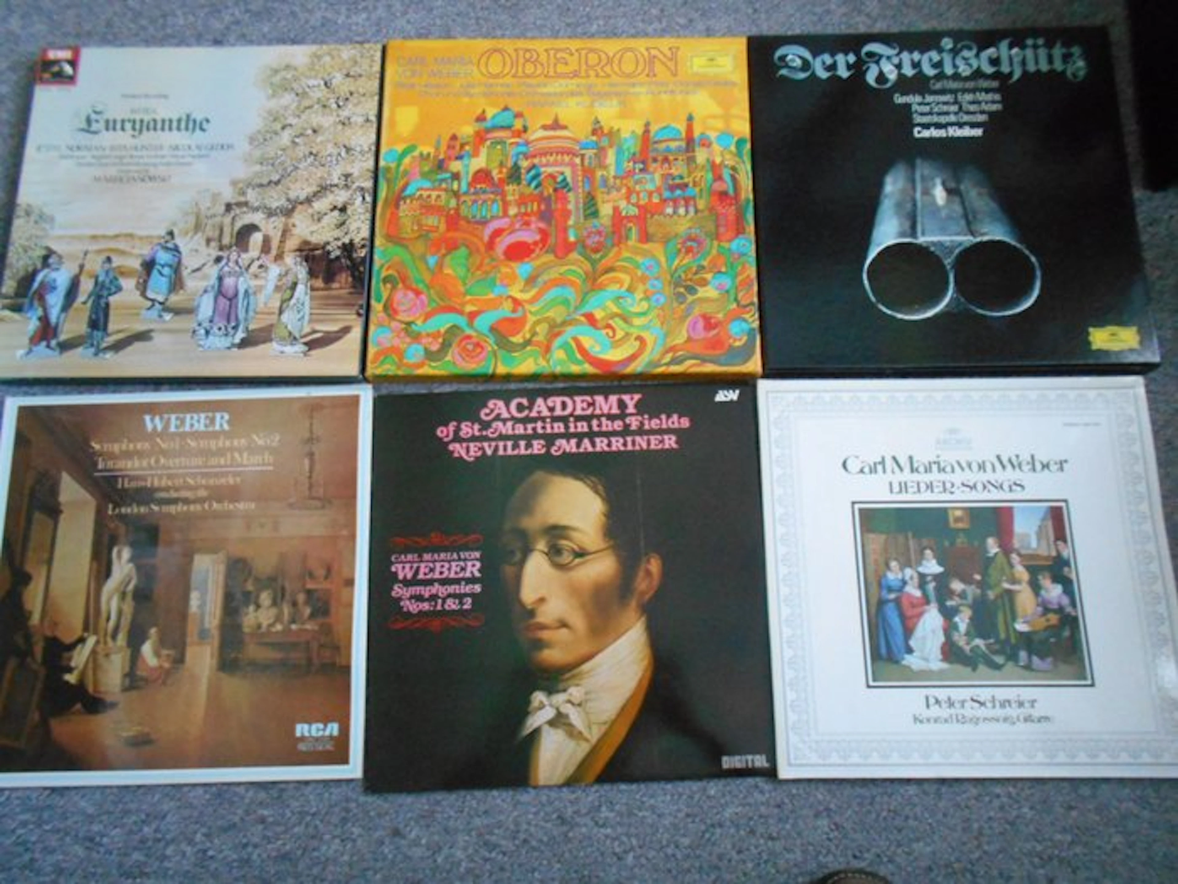 Carl Maria von Weber - 3 x box sets + 3 x albums - 13...
