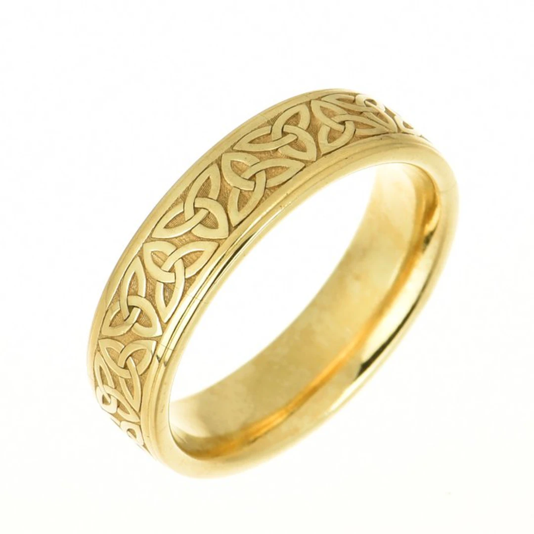 Amulet ring - 9 kt. Yellow gold
