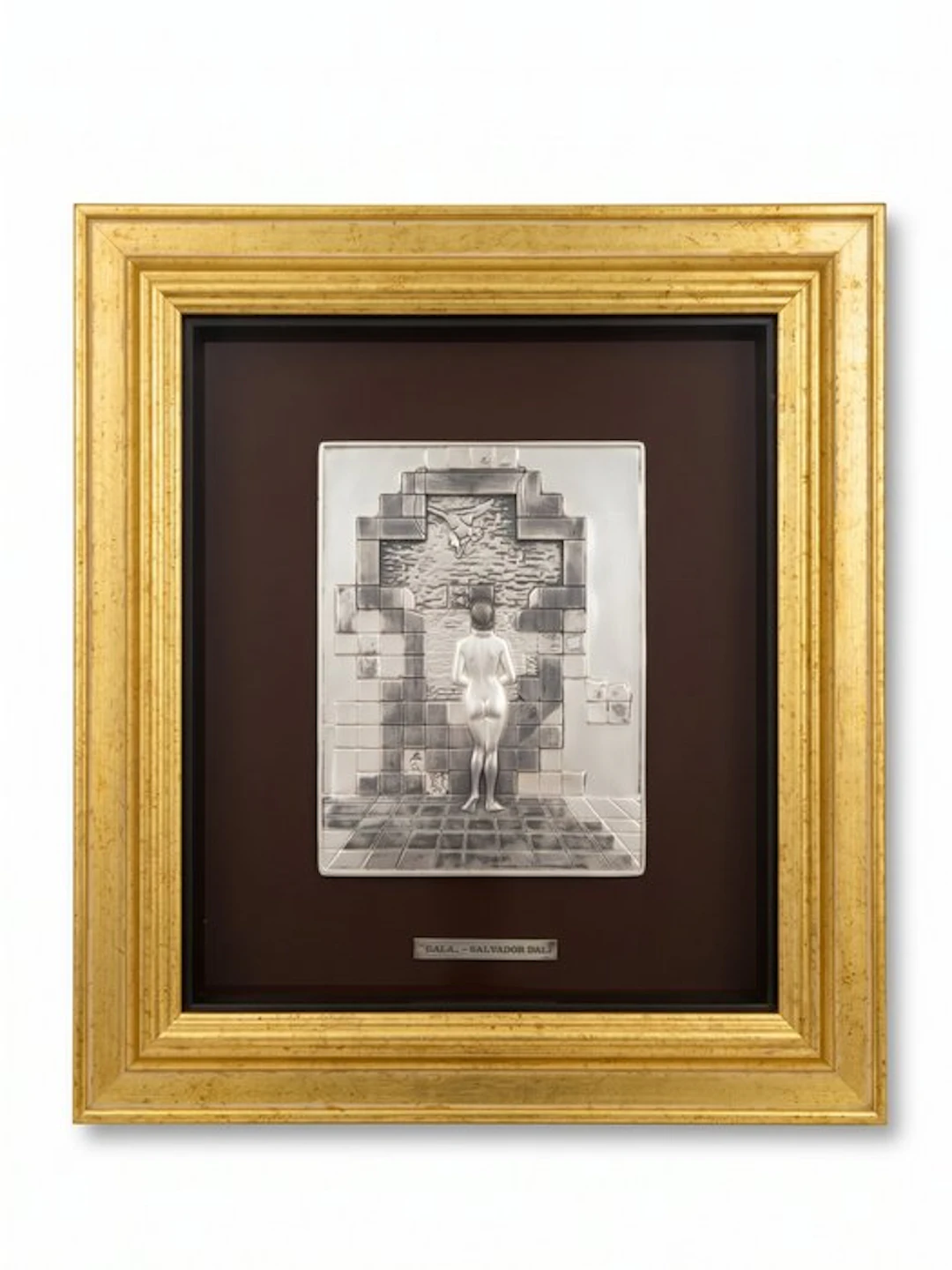 Salvador Dali (1904-1989) - Relief, Gala - 45 cm - .925 silver