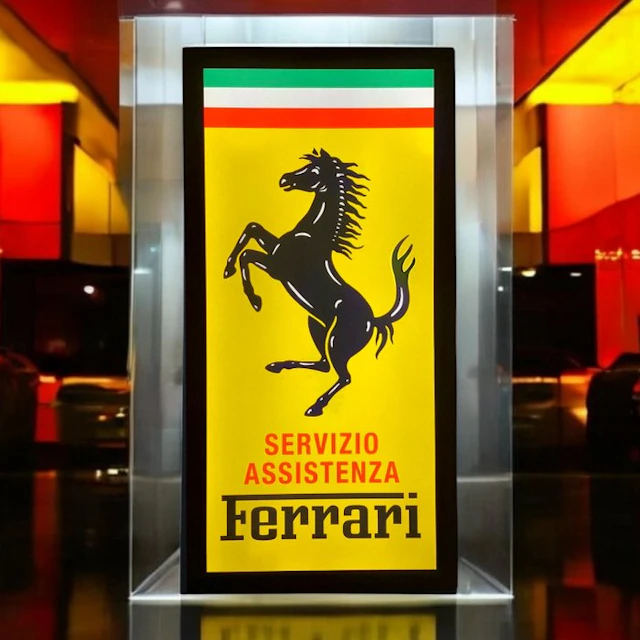 Ferrari Illuminated lightbox - Lighted sign - Ferrari...