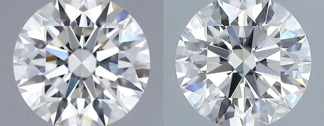 No reserve price - 2 pcs Diamond (Natural) - 1.01 ct...