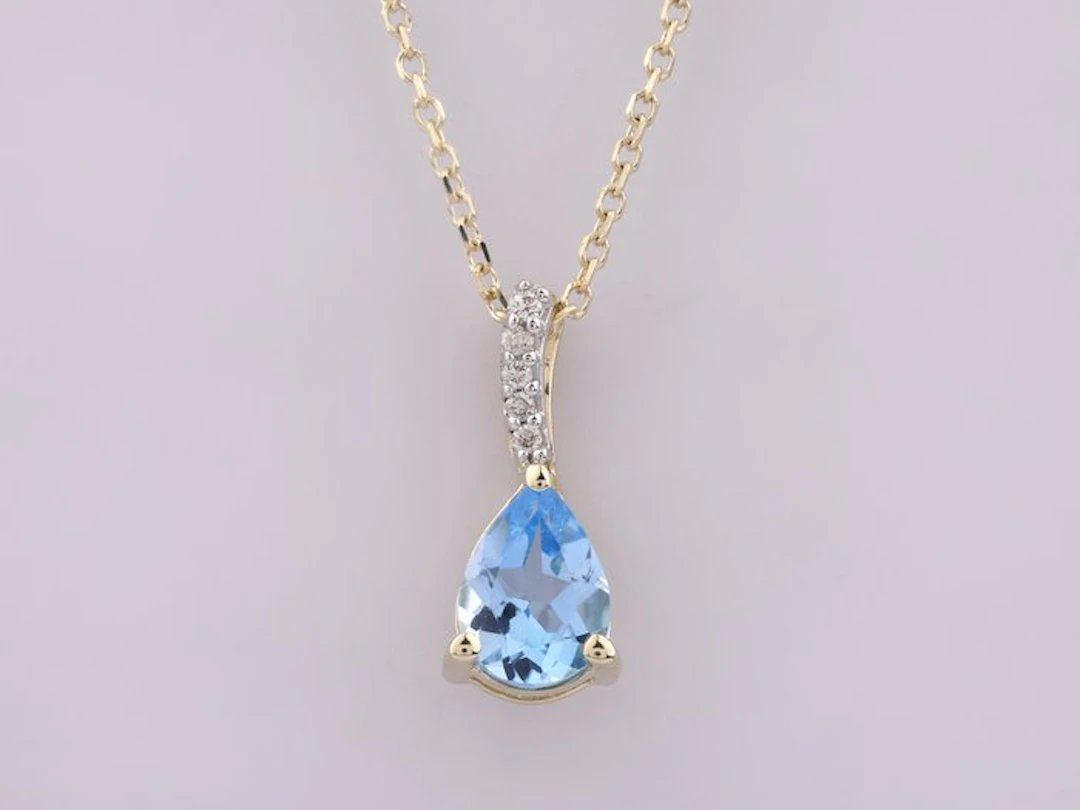 No reserve price - Necklace with pendant - 14 kt
