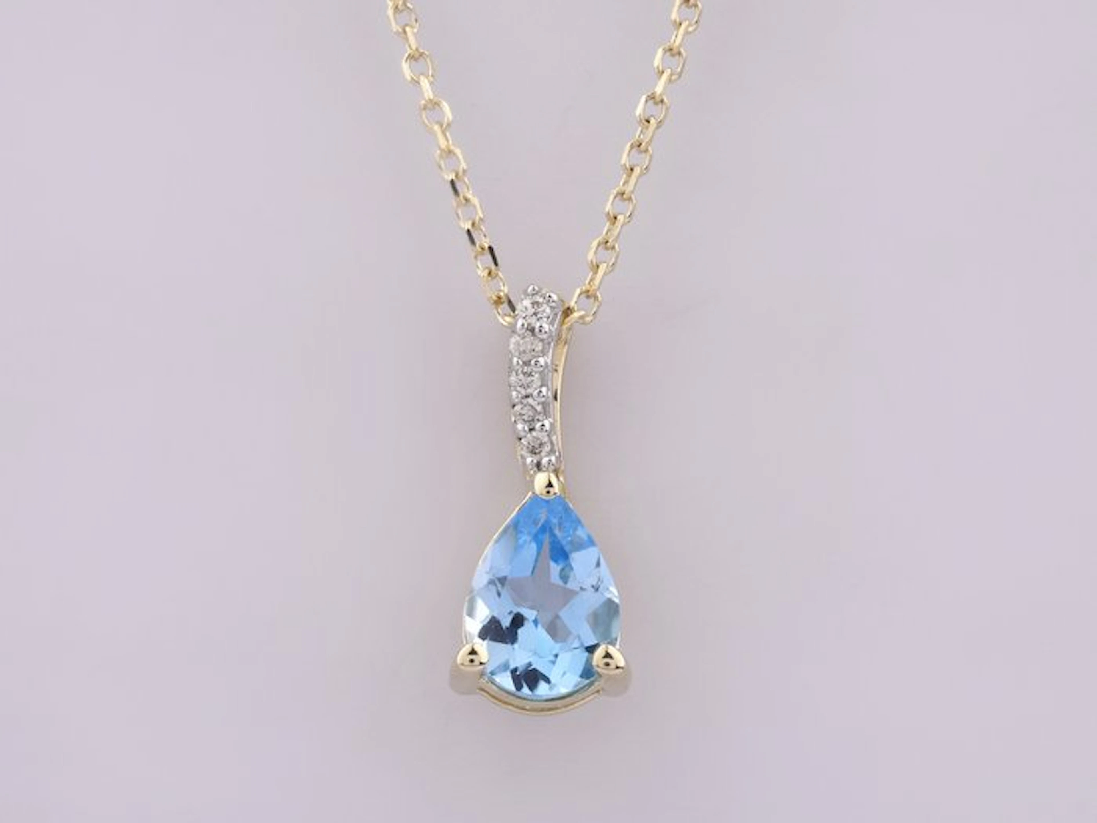 No reserve price - Necklace with pendant - 14 kt