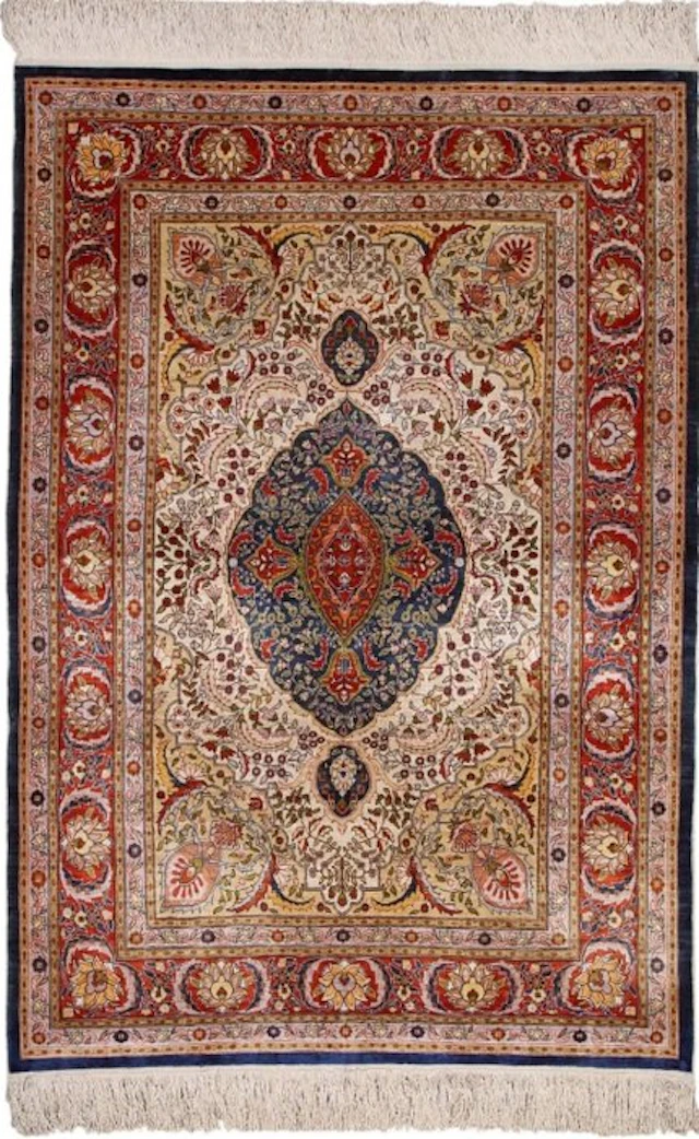 Amazing Silk Hereke Signed Carpet with 10/10 Quality - Pure Luxury ~1 Mio