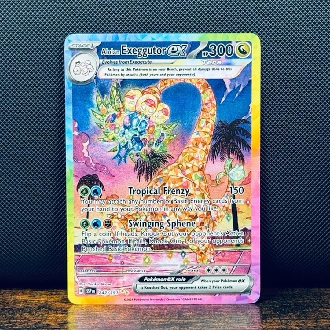 Pokémon Card - Alolan Exeggutor 242 - Pokémon