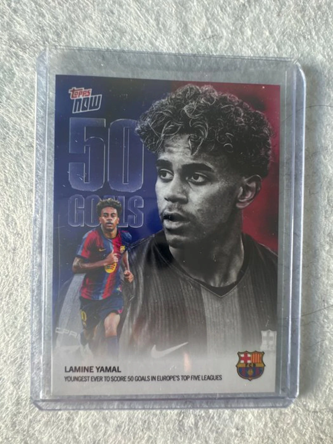 2026/27 Topps Topps Now 50 Goals Lamine Yamal 002 Limited...
