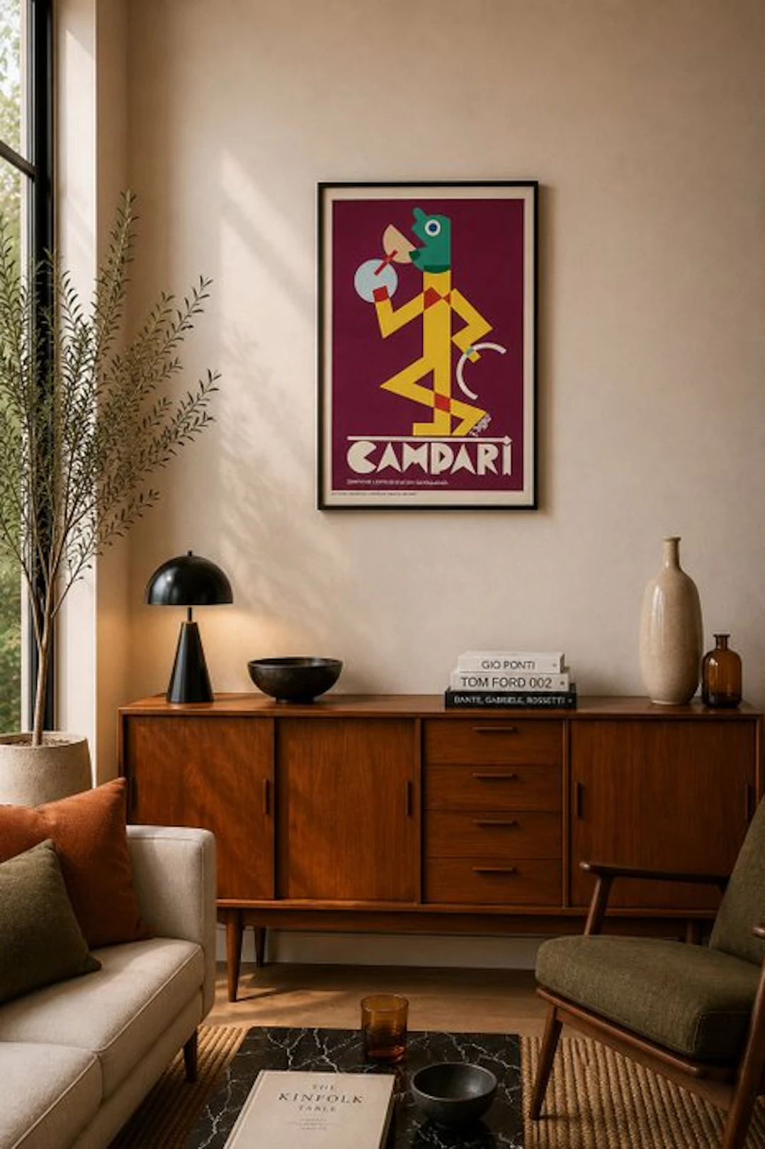 Fortunato Depero - Campari (linen backed on canvas) - 1980s