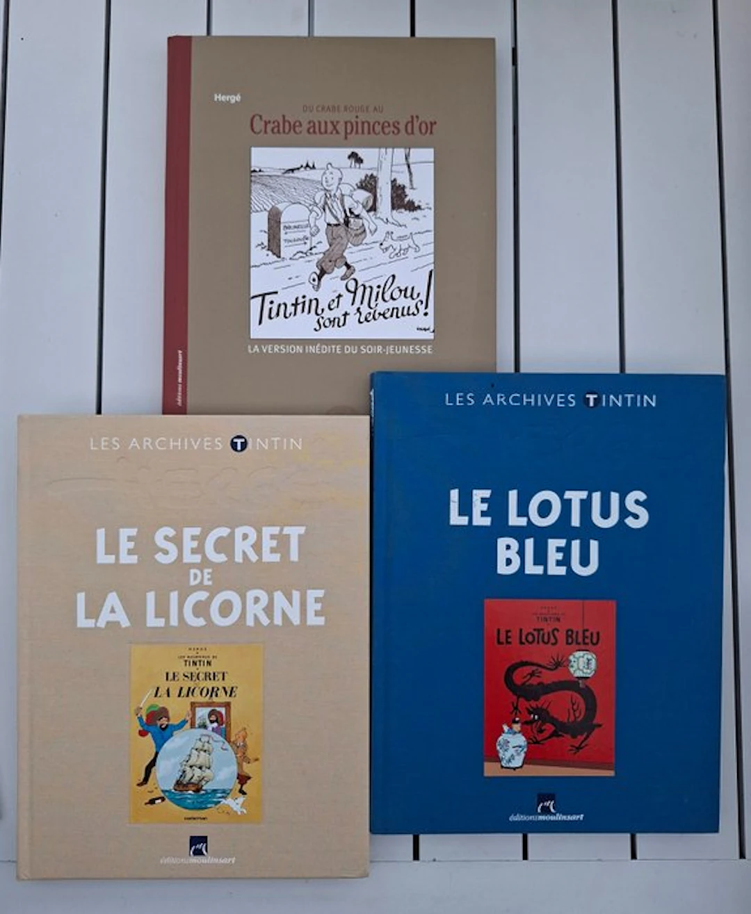 Tintin - Ensemble de 3 albums - First edition - 2010/2013
