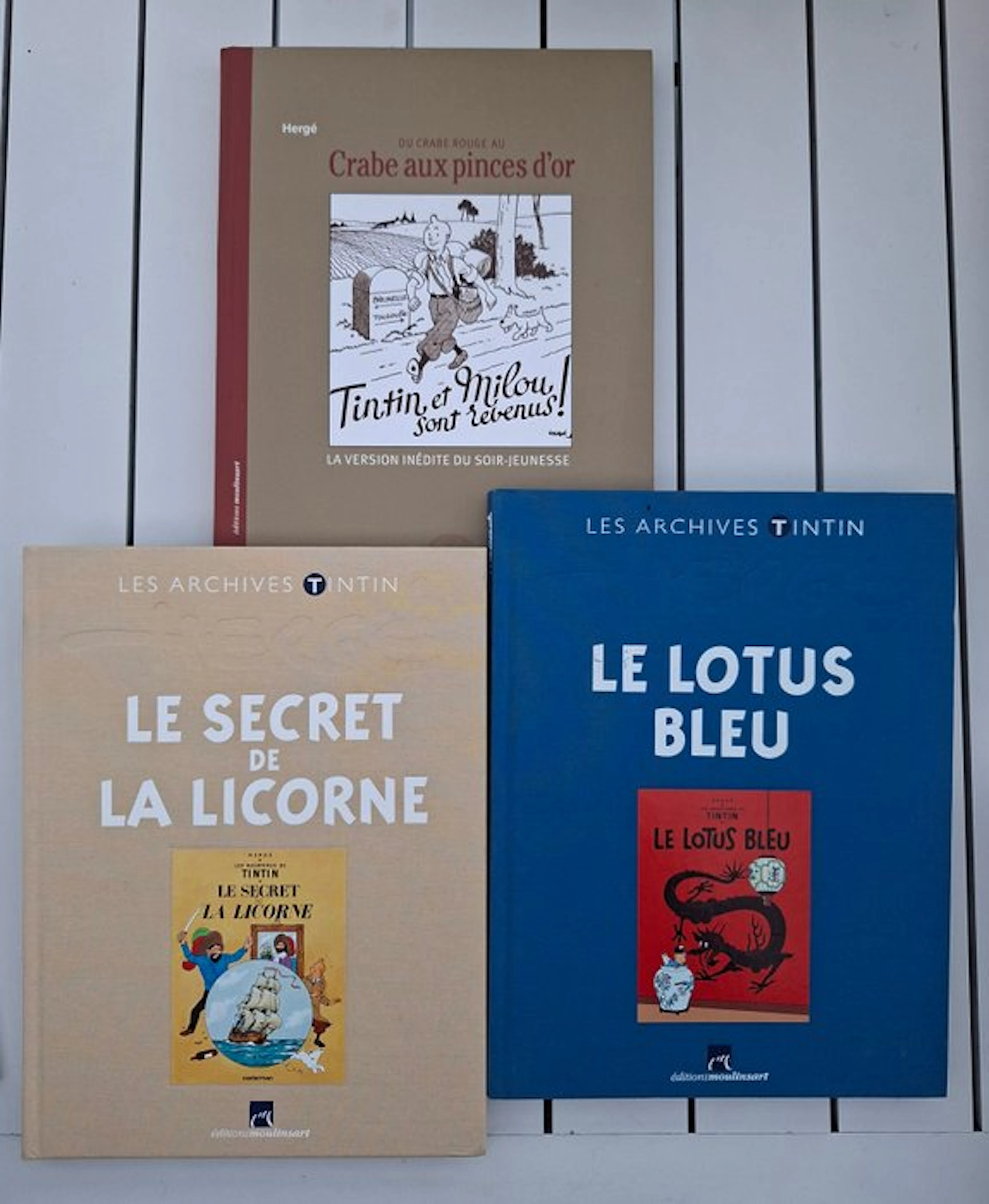 Tintin - Ensemble de 3 albums - First edition - 2010/2013