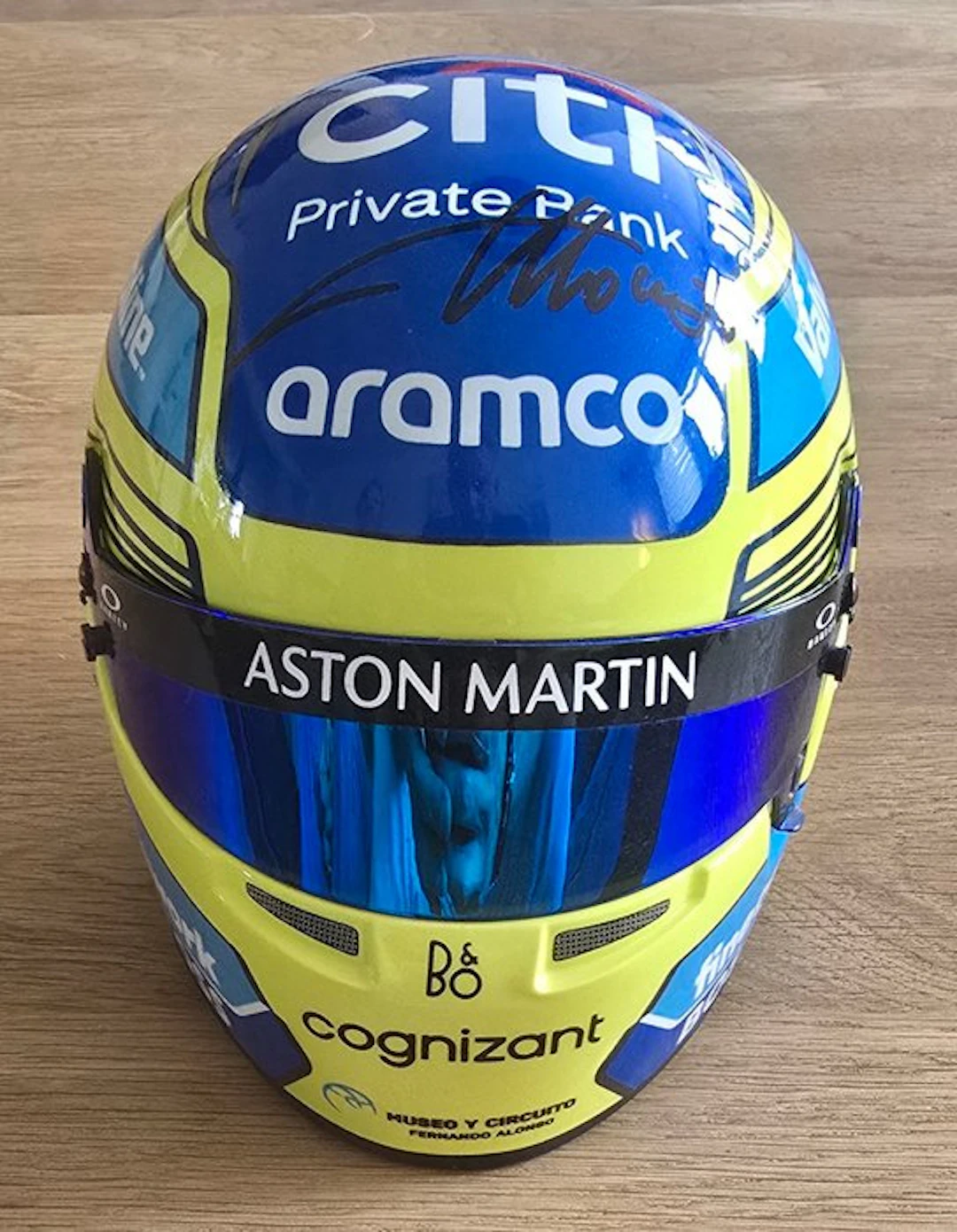 Aston Martin - F1 - Fernando Alonso - 2024 - Scale 1/2 helmet
