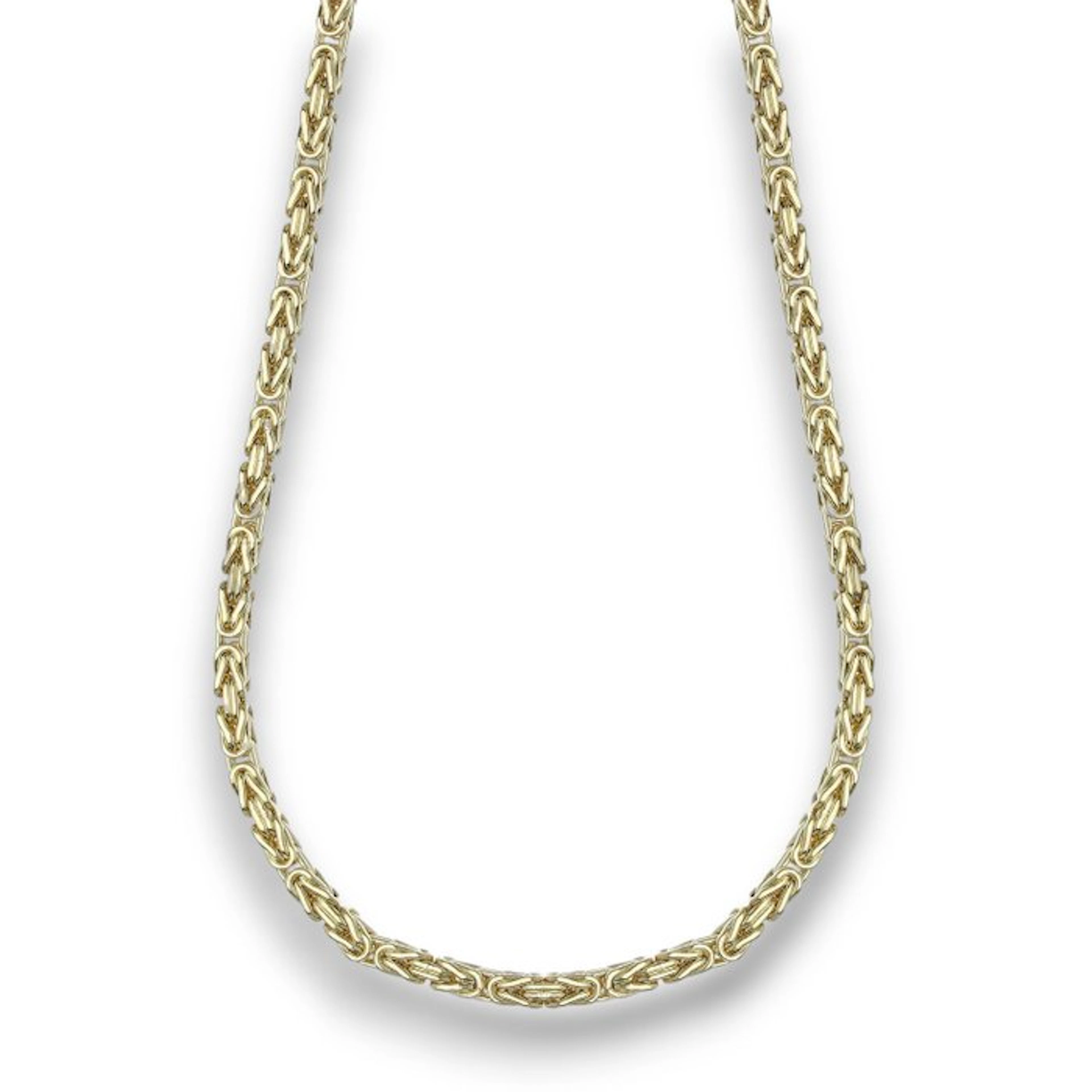 Necklace - 18 kt. Yellow gold - Byzantine chain 12g