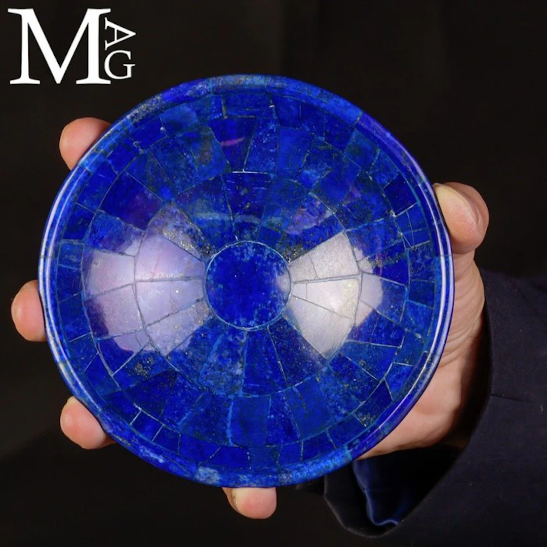 Precious Lapislazuli Bowl - Refined Afghanistan Lapis...