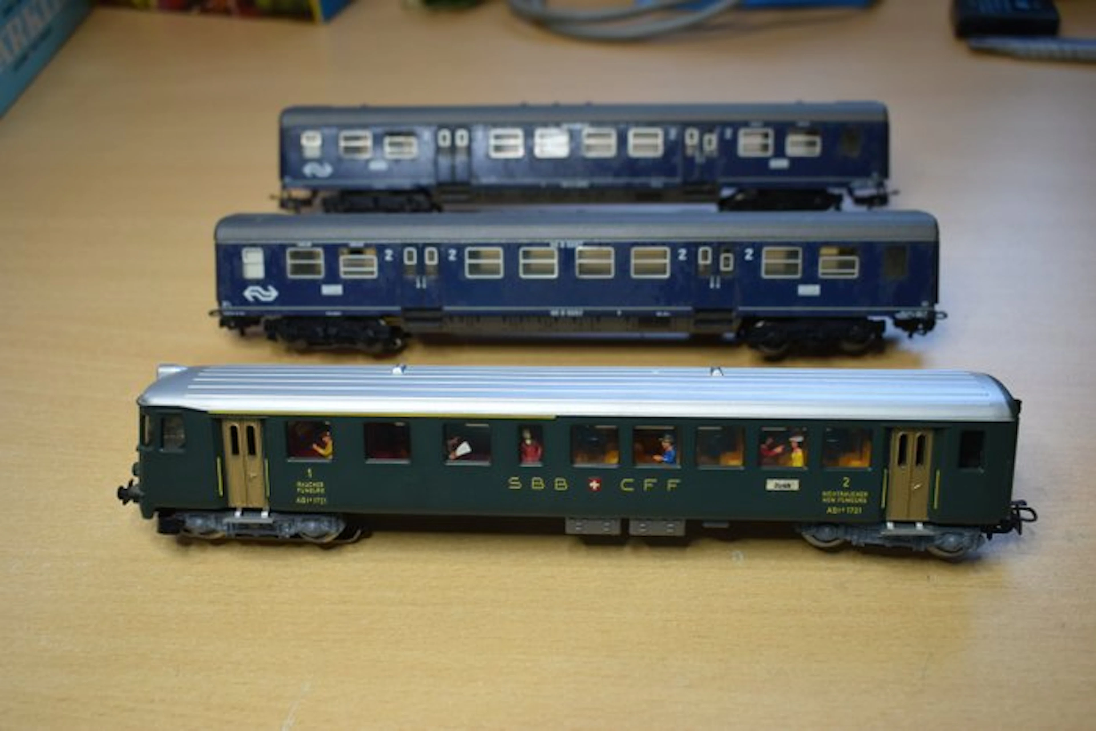 Märklin, onbekend H0 - Model train passenger carriage (3)...