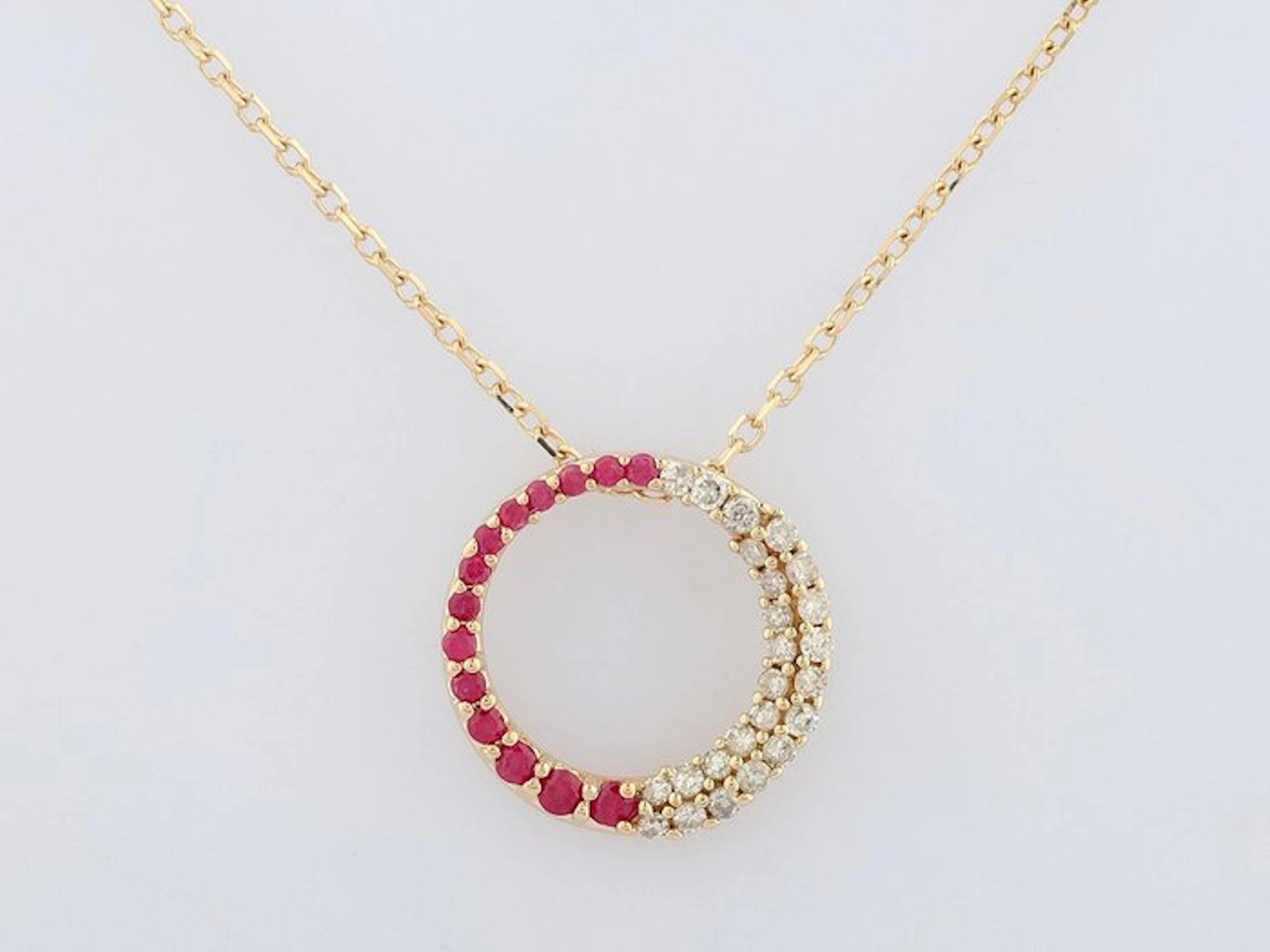 No reserve price - Necklace with pendant - 14 kt