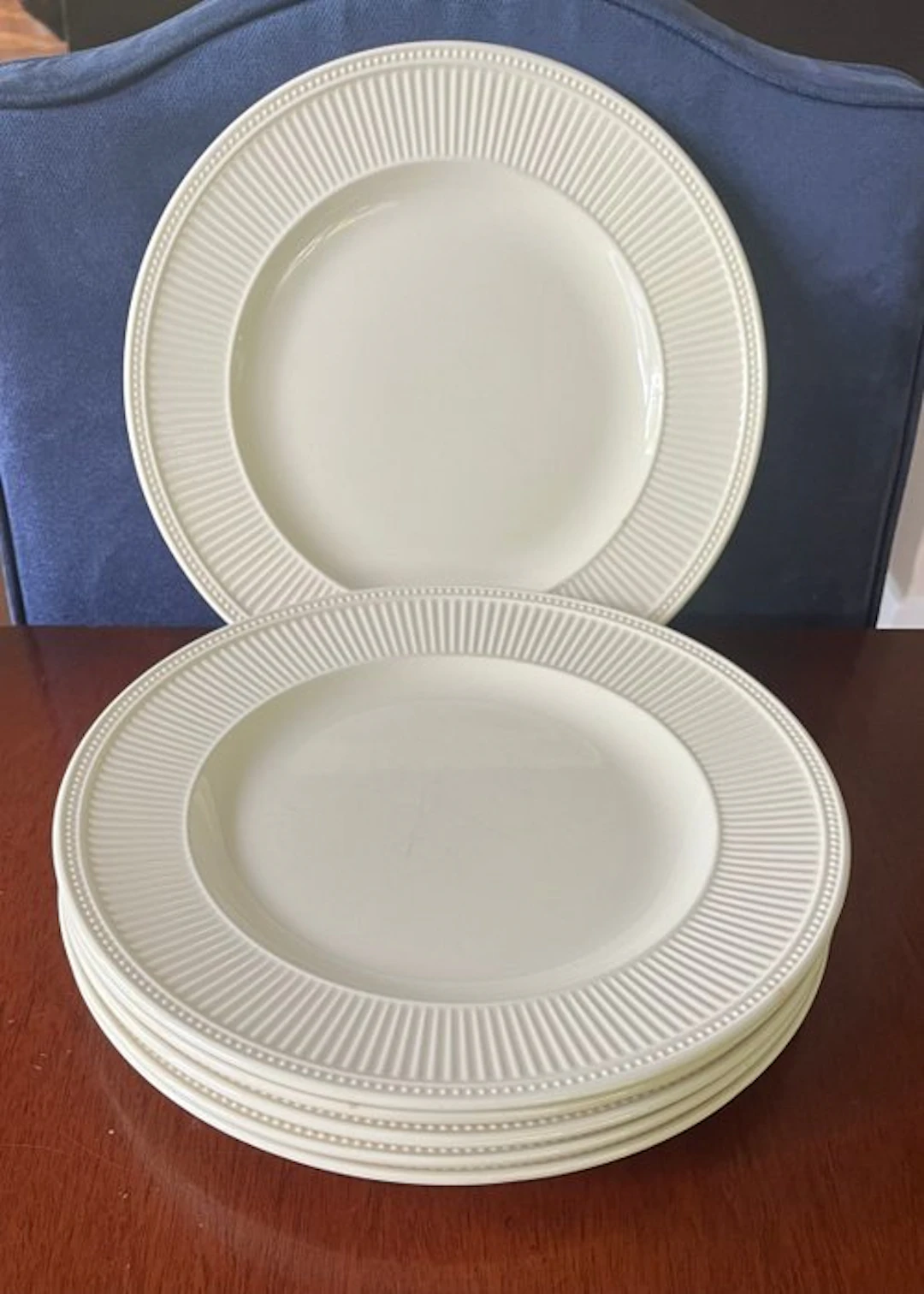 Wedgwood - Table service for 6 (6) - Windsor - Pottery - 6 dinner plates