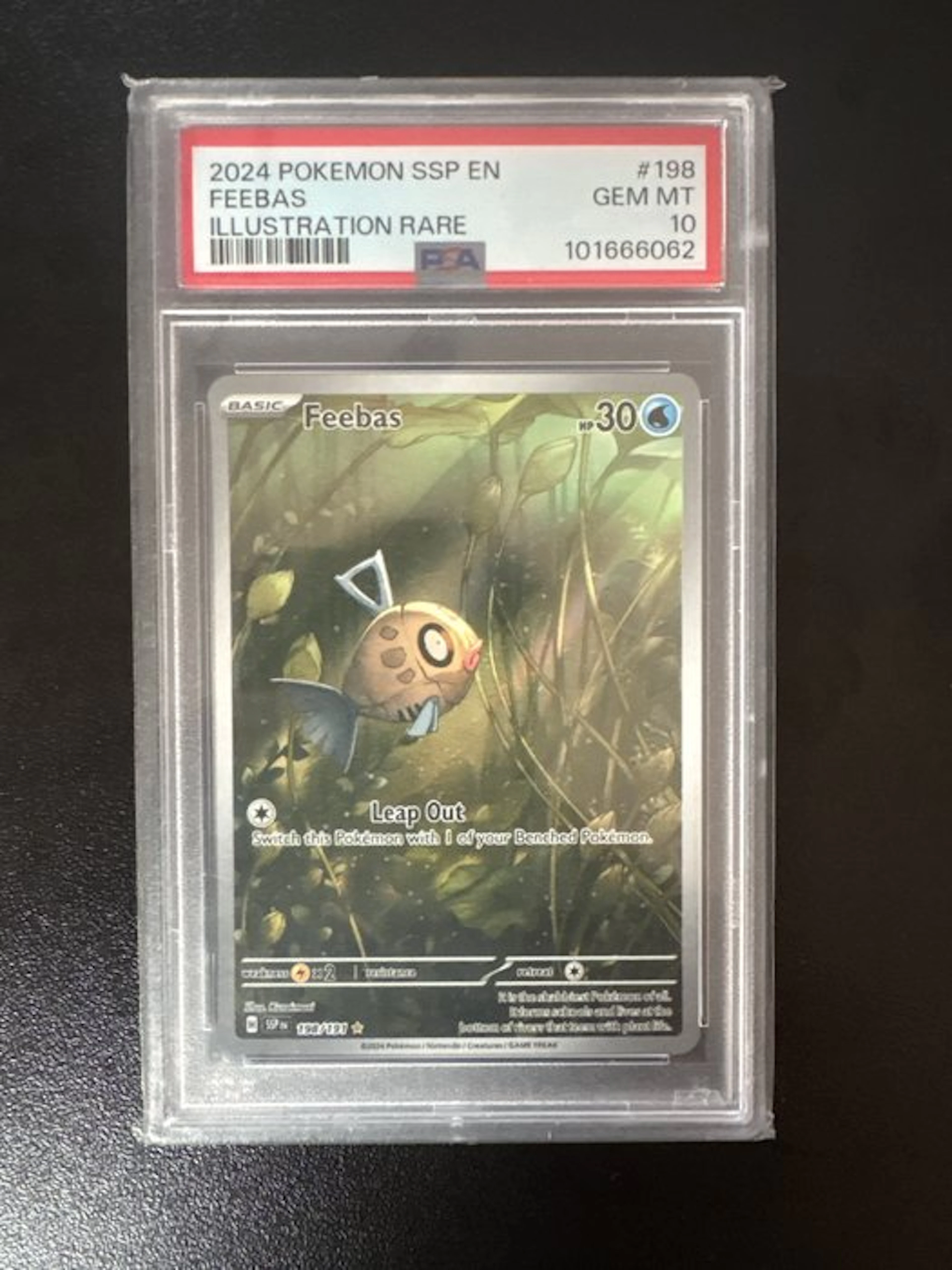 Pokémon - 1 Graded card - Feebas 198 Full art