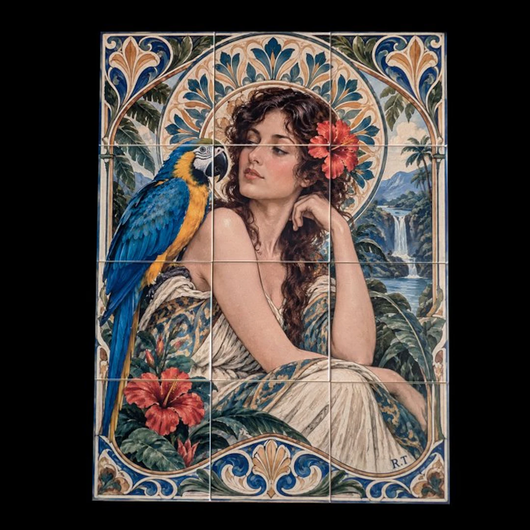 Riviera Tiles - Riviera Tiles – "La Muse des Tropiques" –...