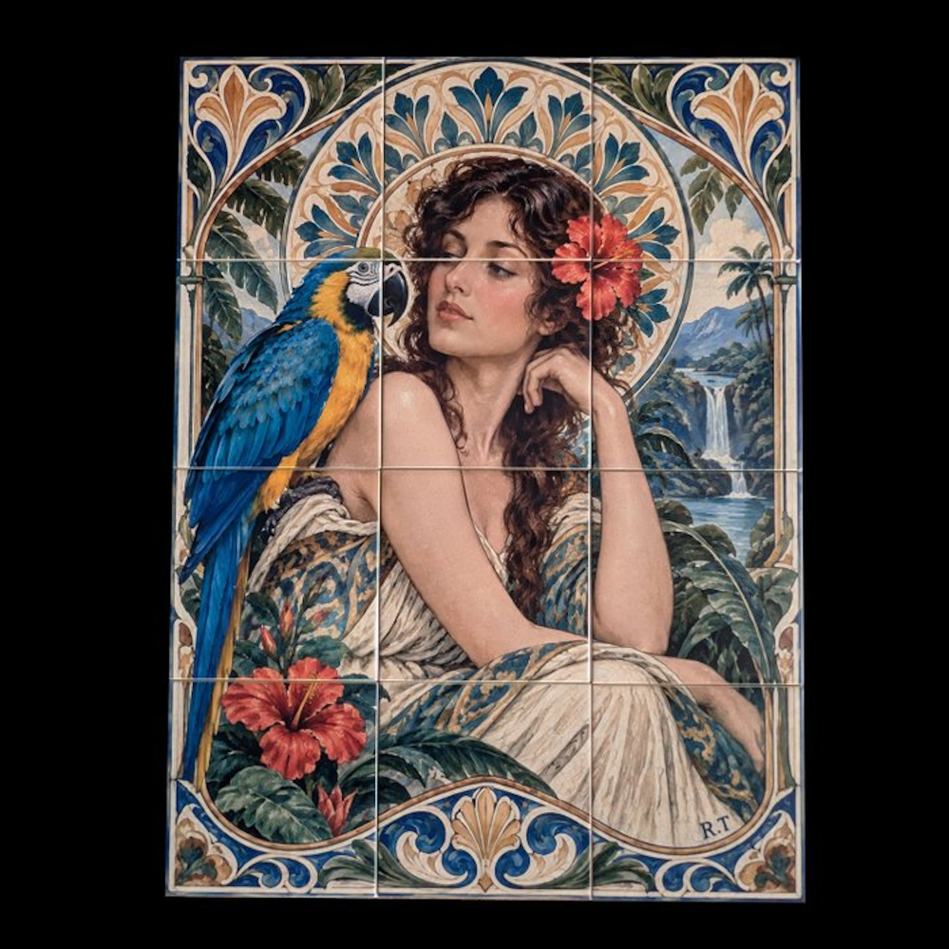 Riviera Tiles - Riviera Tiles – "La Muse des Tropiques" –...