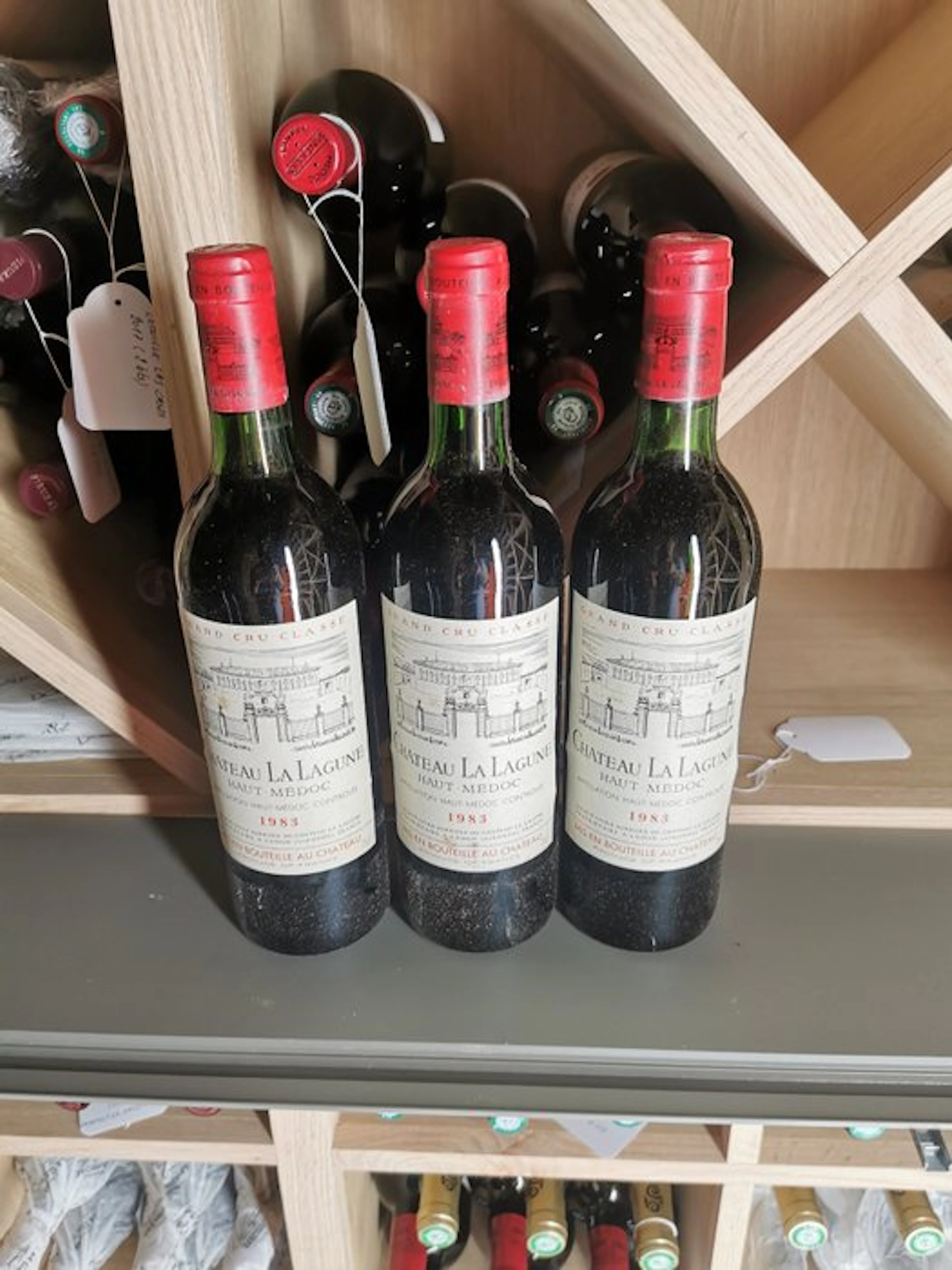 1983 Chateau La Lagune - Haut-Médoc 3ème Grand Cru Classé - 3 Bottles (0.75L)