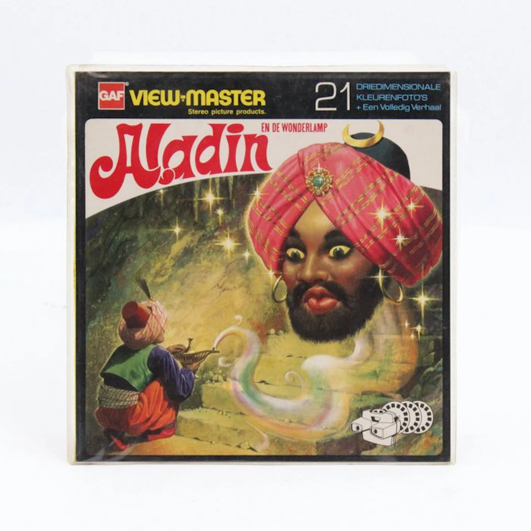 GAF Walt Disney - Aladin en de wonderlamp -View-Master 3-D Viewmaster reel