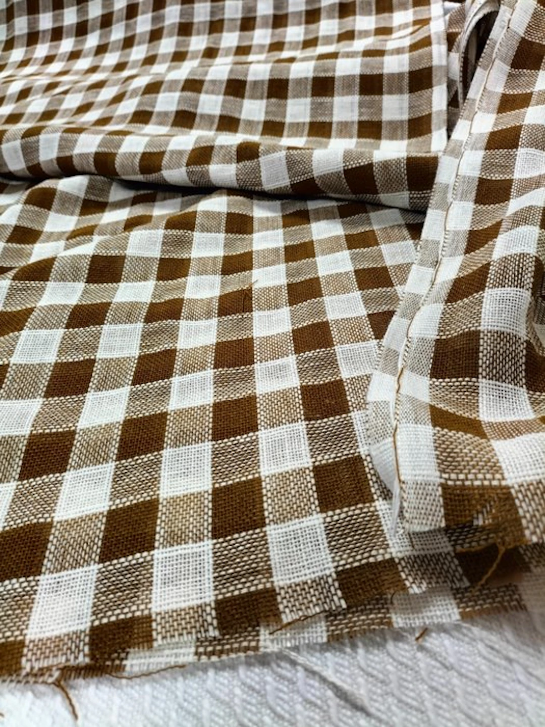 Bellissimo cotone vintage d'arredo a quadri / made in...