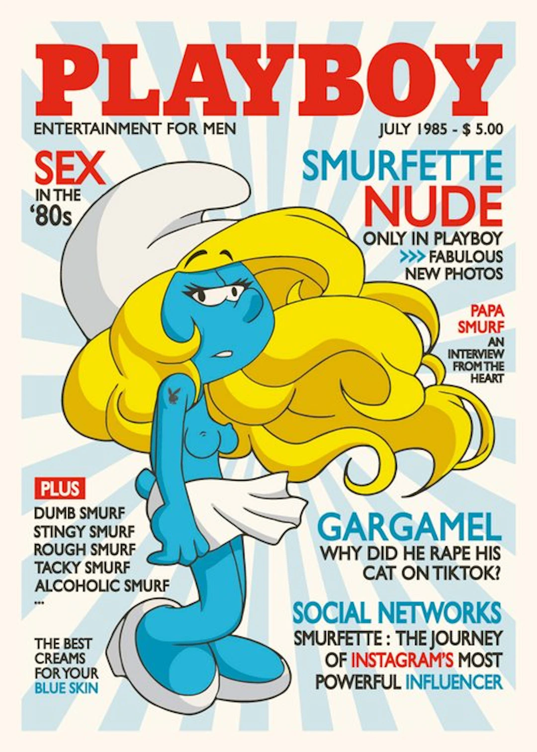 Kobalt - Smurfette - Playboy (Magazine cover series)