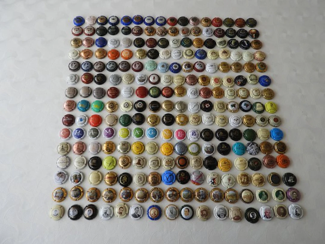 Champagne capsules (240) - Steel