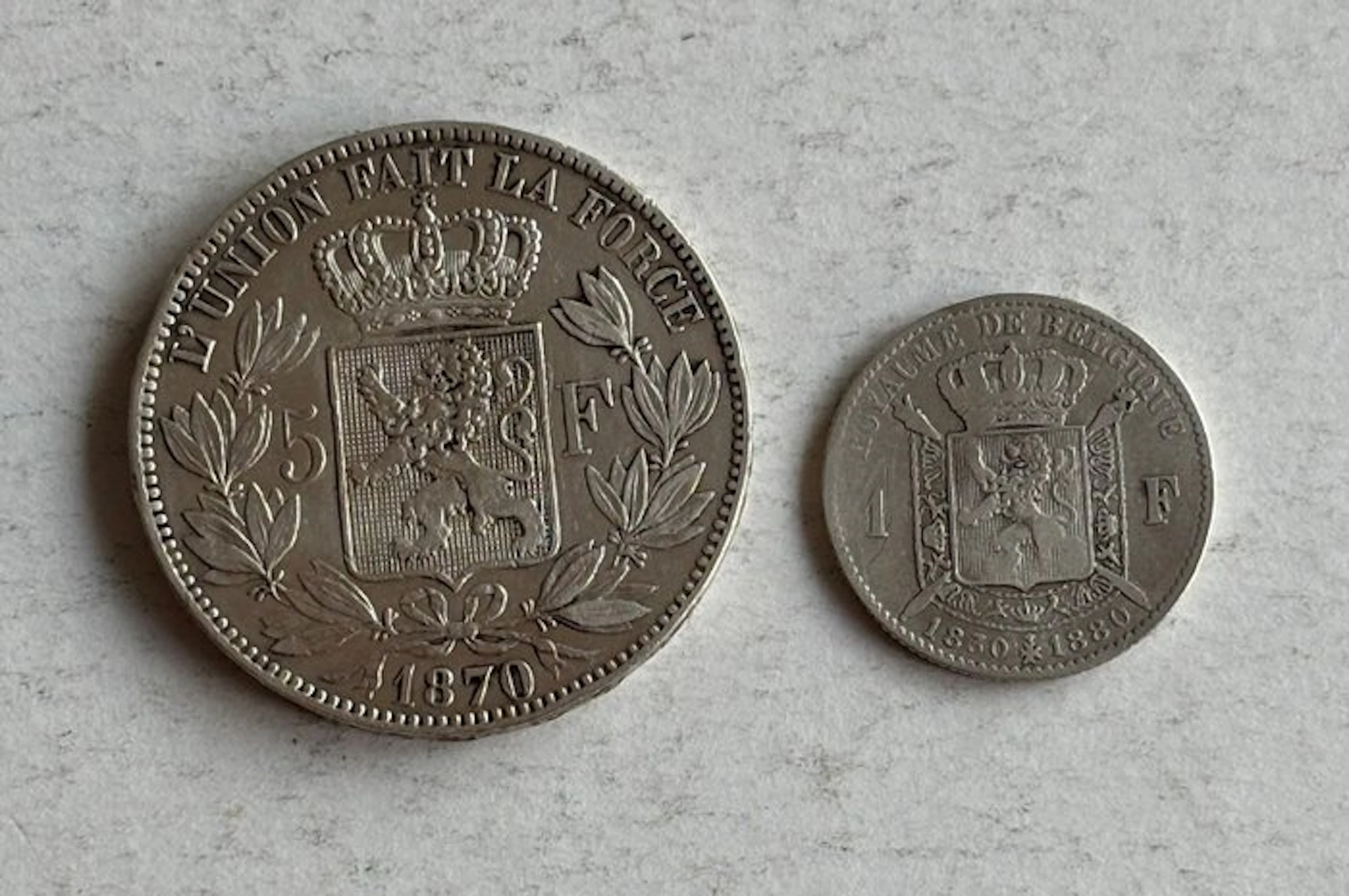 Belgium. Leopold II. 1870-1880 (No reserve price)