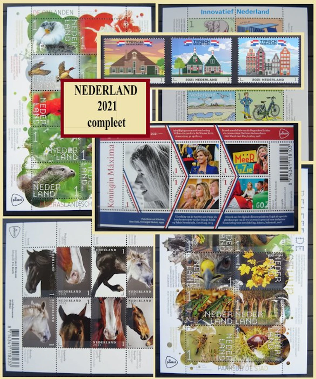 Netherlands 2021 - Complete year’s issues, mint.